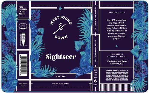 WESTBOUND AND DOWN SIGHTSEER