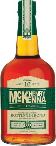 Henry Mckenna Single Barrel 10 Years Old Bourbon Whiskey 100 Proof