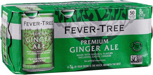 FEVER TREE GINGER ALE 8PKC