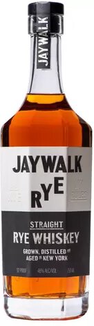 New York Distilling Jaywalk New York Straight Rye Whiskey