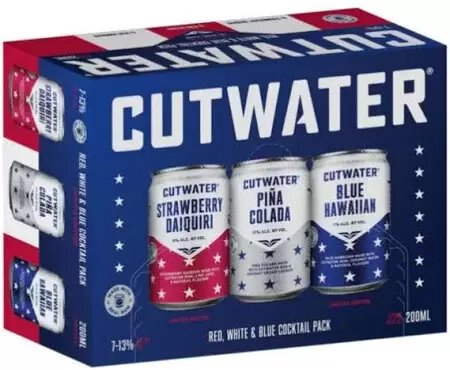 Cutwater Red White Blue Cocktail Pack