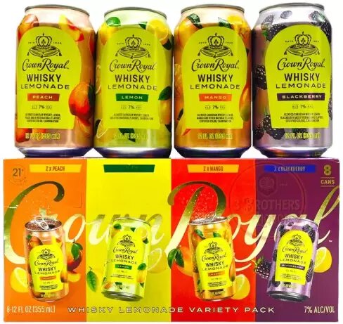 Crown Royal Whiskey Lemonade Variety Pack