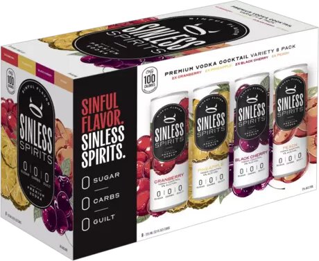 Sinless Spirits Vodka Cocktail Variety