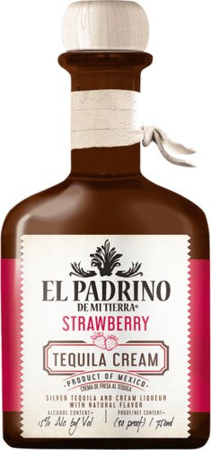 El Padrino Strawberry Tequila Cream Liqueur