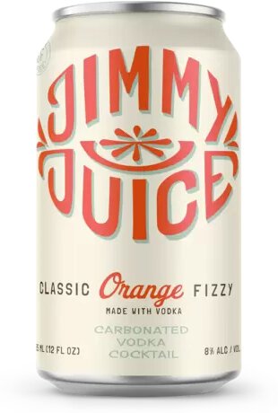 Jimmy Juice Classic Orange Fizzy Cocktail