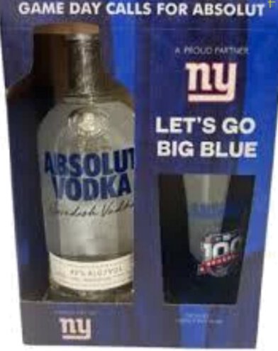 Absolut 80prf Reg Ny Gift Set