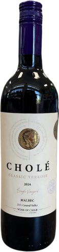Chole Malbec Chile 750ml