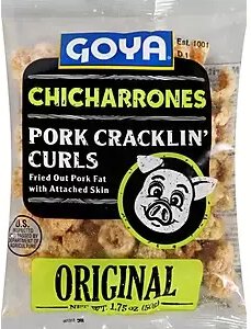 Goya Foods Chicharrones Original Pork Cracklin' Curls