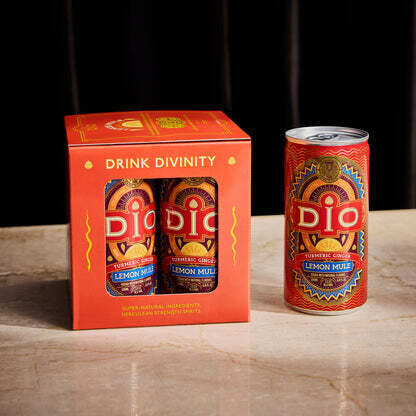 Dio Canned Cocktails Turmeric Ginger Lemon Mule