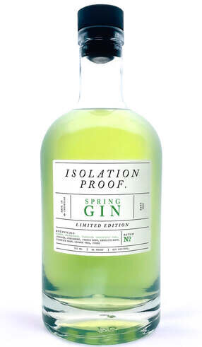 Bovina Spirits Isolation Proof Spring Gin Abv