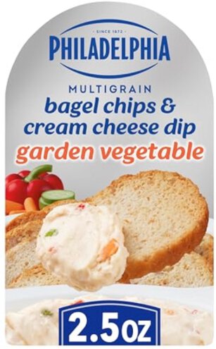PHILADELPHIA VEGETABLE CREAM CHEESE & BAGEL CHIPS