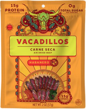 Vacadillos Carne Seca Habanero Beef