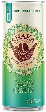 Shaka Pineapple Mint 12oz Can Herbal Tea