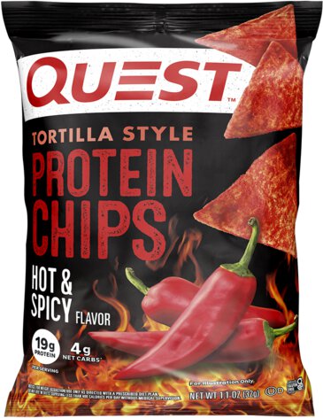 Quest Tortilla Chips Hot & Spicy