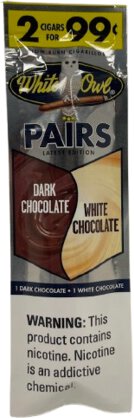 White Owl Duo Dark Chocolate And White Chocolate