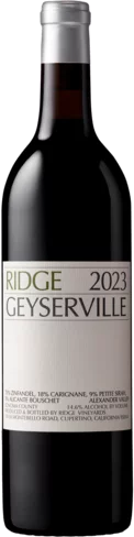 Ridge Geyserville Alexander Valley