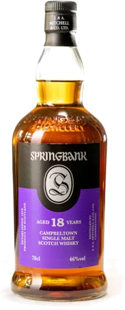 Springbank 18 Year Old Campbeltown Single Malt Scotch