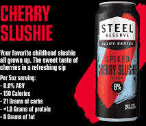 Steel Reserve Spiked Cherry Slushie