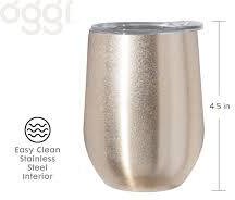 STAINLESS GOLD TUMBLER 12OZ