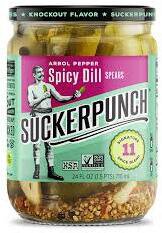Sucker Punch Fiery Spice Garlic Dill Pickles