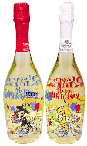 Villa Jolanda Happy Birthday Spumante