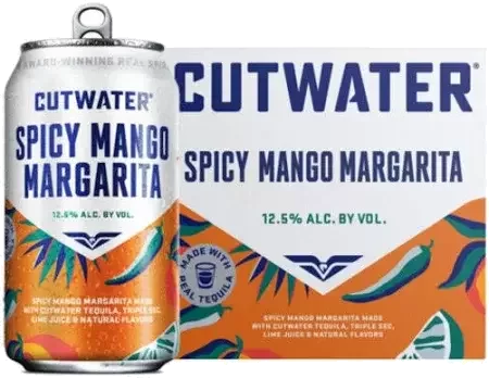 Cutwater Spicy Mango Margarita (4-Pack) Cans