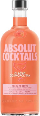 Absolut Cocktails Classic Cosmopolitan