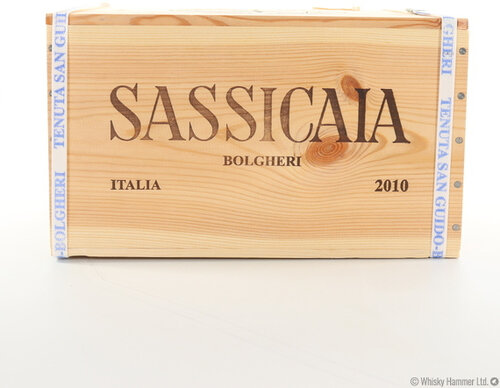 Sassicaia 2010 Original Wood Crate 6 Pack 750ml