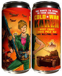 Paperback Brewing Co Cold War Karen West Coast Ipa Beer California Usa