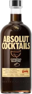 Absolut Cocktails Espresso Martini