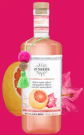 21Seeds Grapefruit Hibiscus Tequila