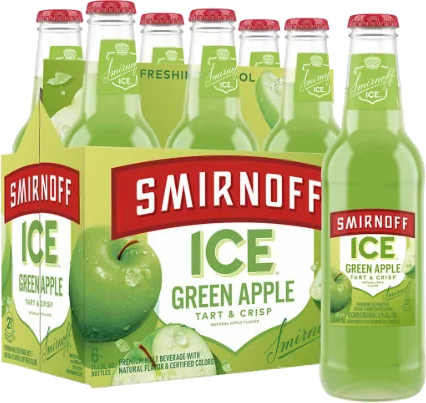 Smirnoff Ice Green Apple Bottles