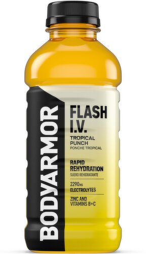BodyArmor Flash IV Tropical Punch Electrolyte Beverage