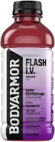 BodyArmor Flash IV Grape Electrolyte Beverage