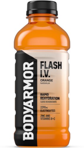 BodyArmor Flash IV Orange Electrolyte Beverage