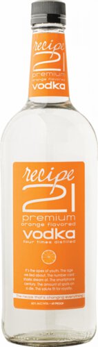 Recipe 21 Orange Vodka 1.75L, NYS