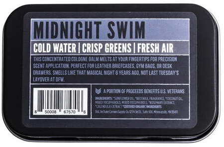 Duke Cannon Supply Co Midnight Swim Cologne
