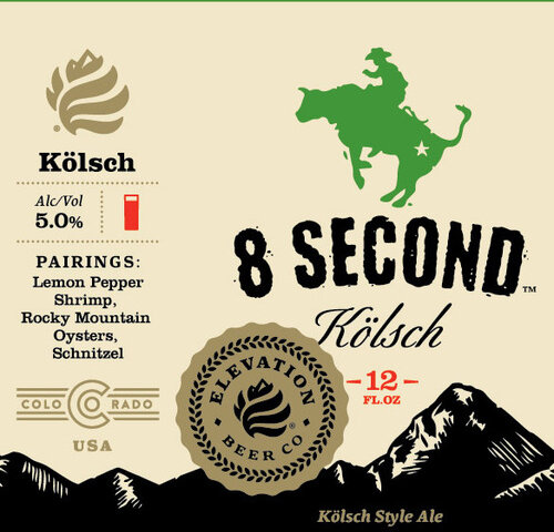 Elevation Brewery 8 Second Kolsch Btls