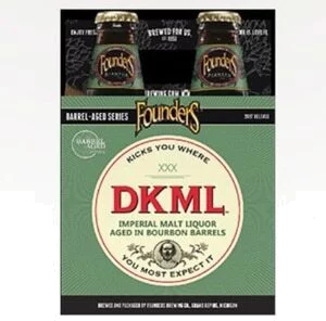 Founders DKML Imperial Malt Liquor Aged In Bourbon Barrels