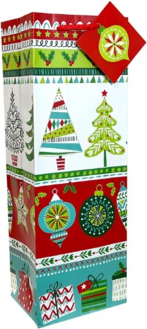 Holiday Christmas Pizazz - Wine Bag