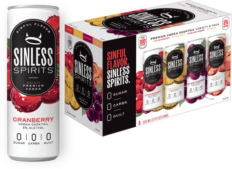 Sinless Spirits Vodka Cocktail Variety