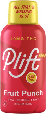 Plift Fruit Punch 10mg THC Infused Shot