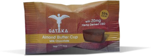 Gataka Wellness Milk Chocolate Almond Buttercup  CBD 20mg