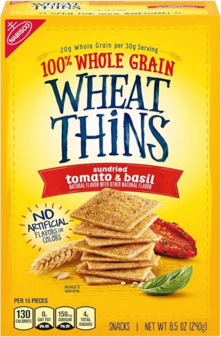 100 Whole Graln Wheat Think Sundried Tomato & Basil