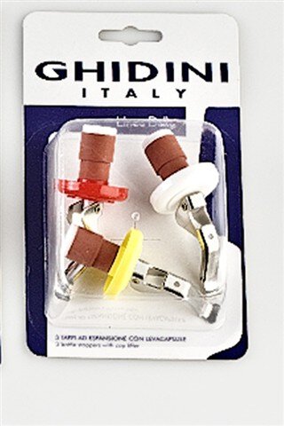 Ghidini Set of 3 Wine Stopper