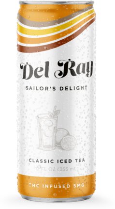 Del Ray Sailor's Delight Iced Tea 5Mg THC Drink