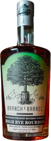 Branch & Barrel High Rye Bourbon **Retail Price $54** Dining Out