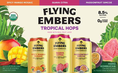 Flying Embers Kombucha Tropical Hops