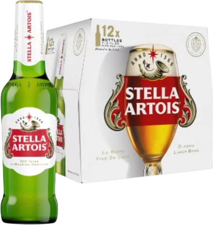 Stella Artois Bottles **Retail Price $19** Dining Out