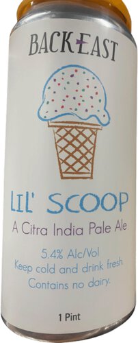 Back East Brewing Lil' Scoop